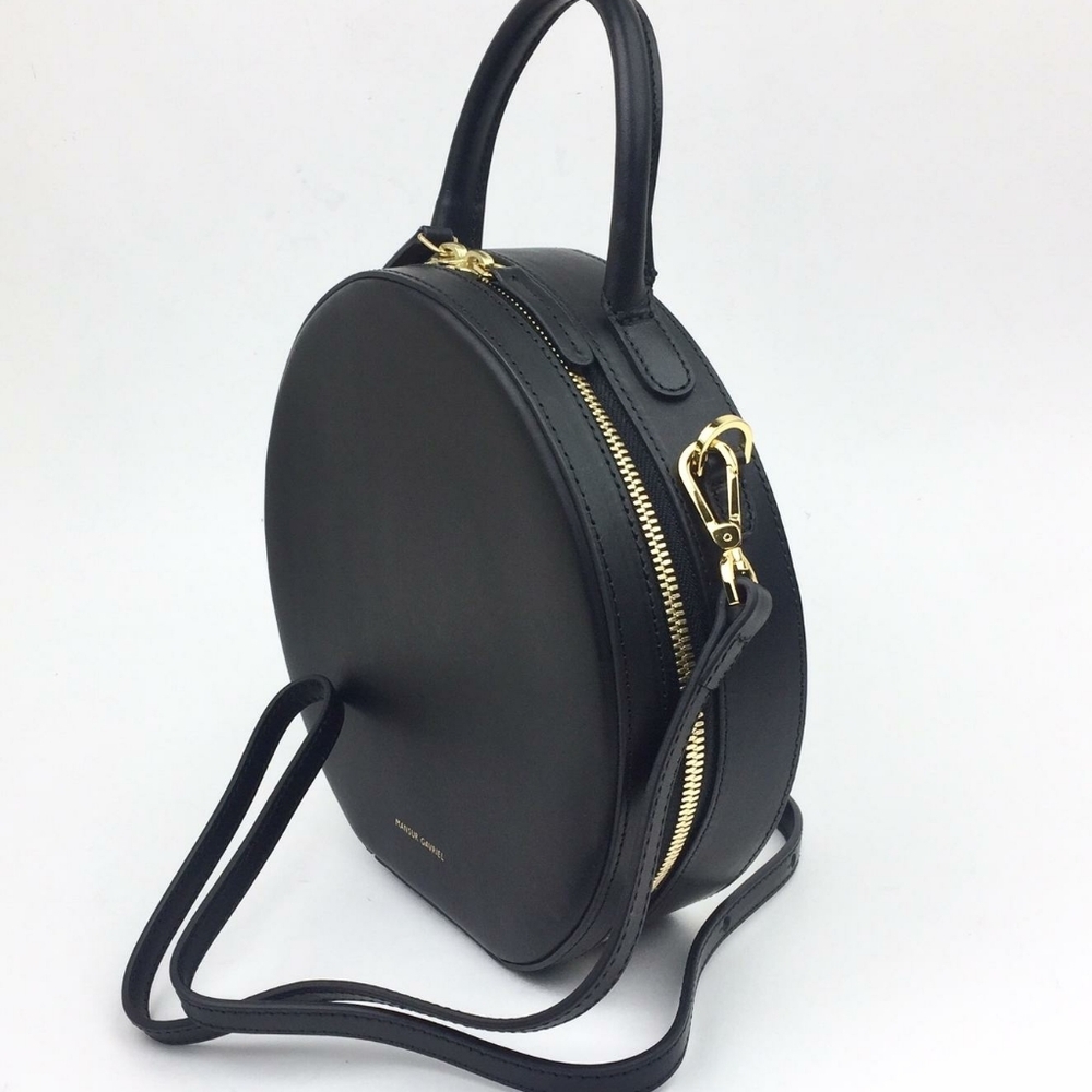 MANSUR GAVRIEL Calfskin Leather Circle Crossbody B - Picture 5 of 11